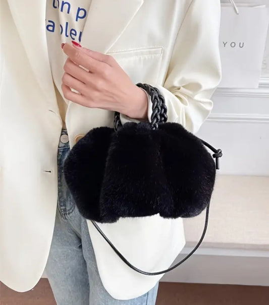 Plush Crossbody Bag